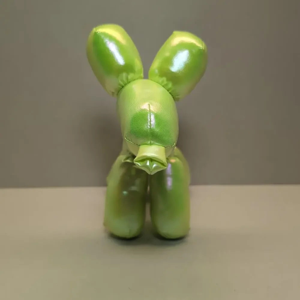Neon Green Iridescent Balloon Dog Plush Halloween Bat Stuffed Animal MTY‎ Int.